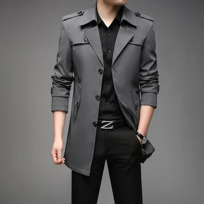 Spring Casual Windbreaker Outerwear Jacket