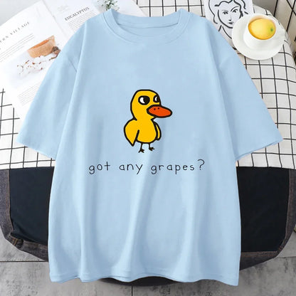 Duck Song Got Grapes Funny T-shirt Junior