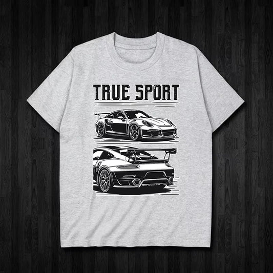 Porsche Sports Car Graphic Cotton Tee