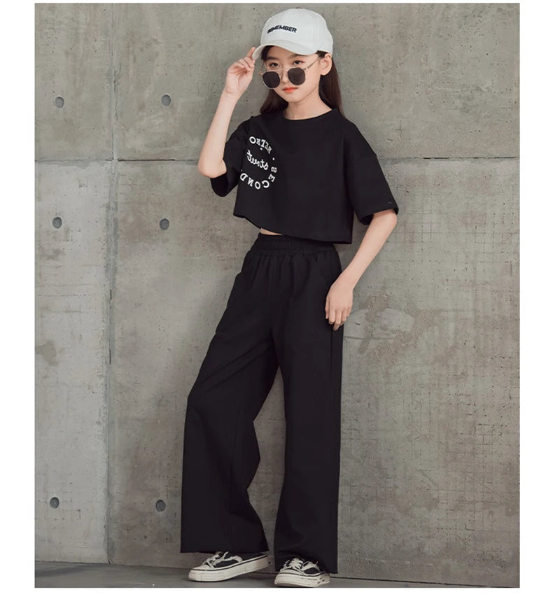 Girls Clothing 2Pcs Set Tops Pants