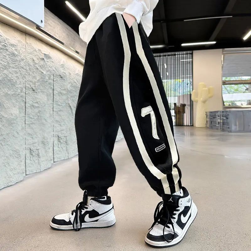 Teen Boys’ Spring Autumn School Trousers