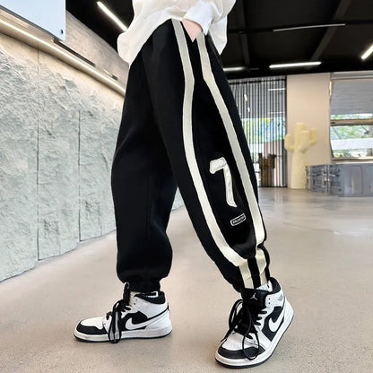 Teen Boys’ Spring Autumn School Trousers