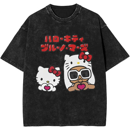 Hello Kitty Bruno Mars Cotton Shirt