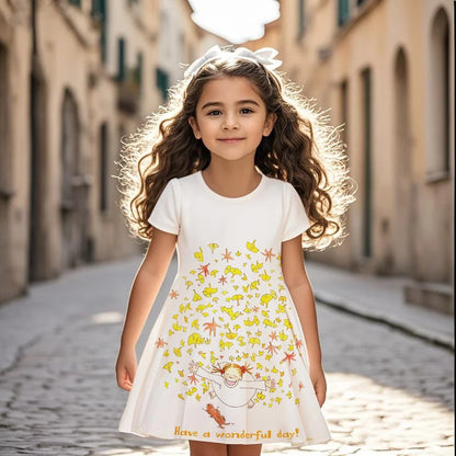 Fashion Dress Cartoon 3D Print