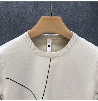 Slim Fit Ice Silk Knitted High Quality Cotton Shirt