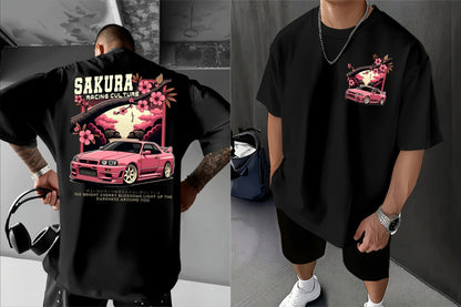 Sakura Motorsport Back Print Drift T-Shirt
