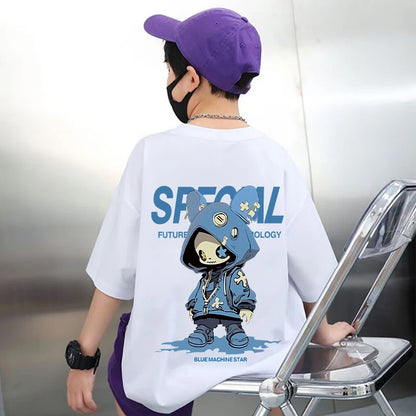 Boys T Shirts Girls Short Sleeve Cotton