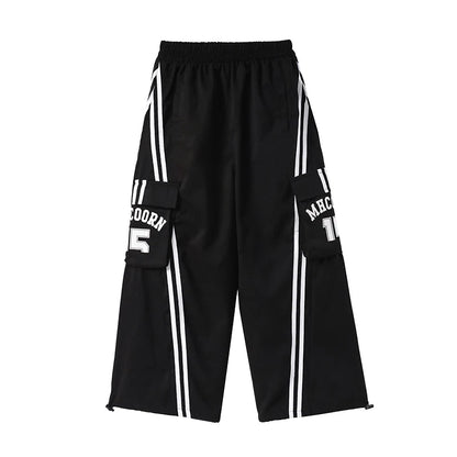 Teens Streetwear Tops Cargo Pants Set
