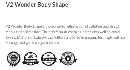 V2 Revolution Stretch Mark & Cellulite Solution