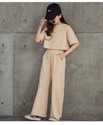 Girls Clothing 2Pcs Set Tops Pants