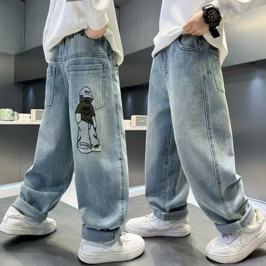 Denim Trousers Jeans Teenager