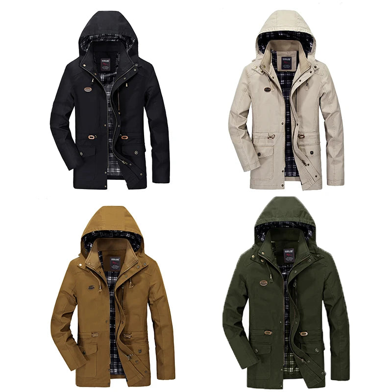 Casual Windproof Outdoor Multi-Pocket Jacket