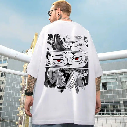 Harajuku Y2K Oversized Manga Graphic Tee