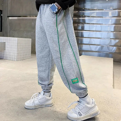 Sporty Drawstring Sweatpants Men