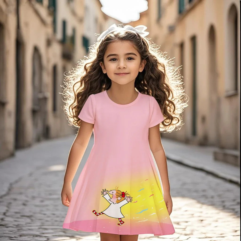 Fashion Dress Cartoon 3D Print