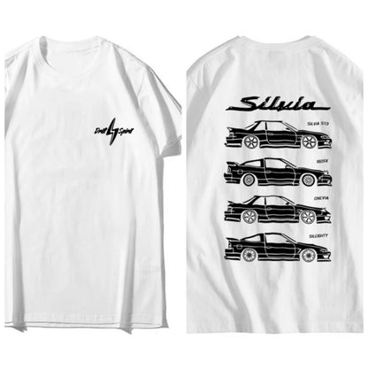 Silvia S13 Drift Racing Graphic T-shirt