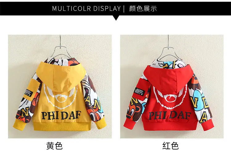 PhiDaf Hooded Windbreaker