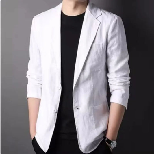Fashion Coat Linen Blaze