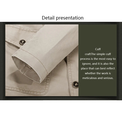 Casual Windproof Outdoor Multi-Pocket Jacket