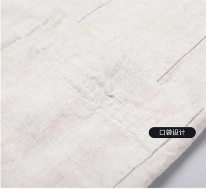 Fashion Coat Linen Blaze