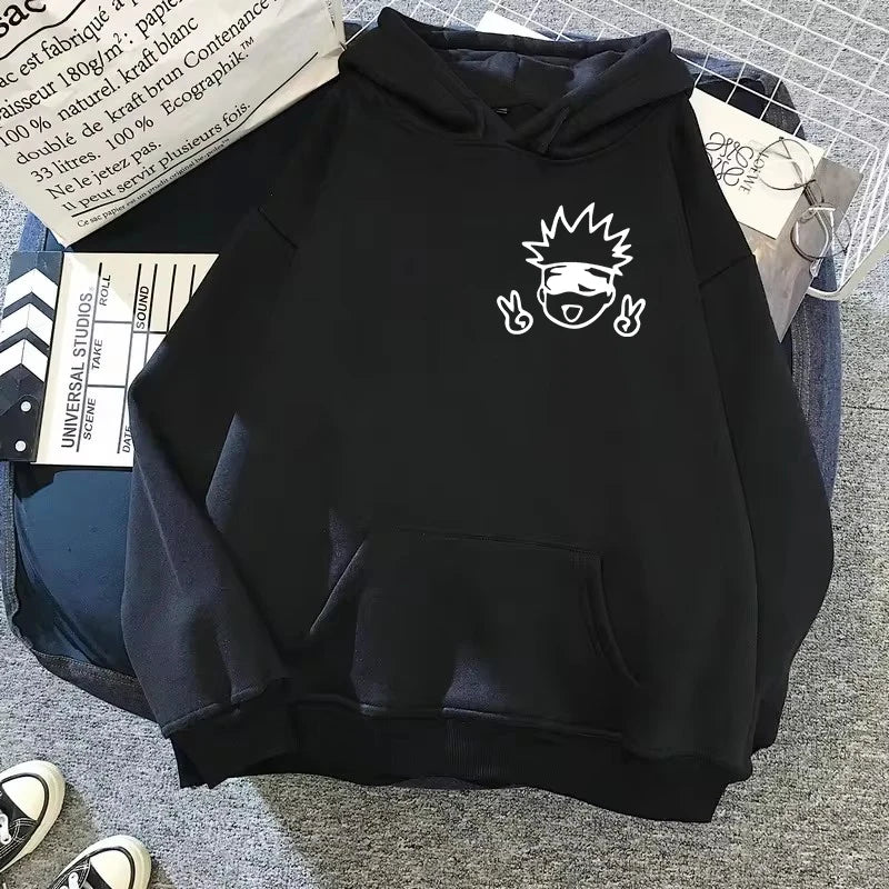Gojo Satoru Hoodie Kawaii Anime Sweatshirt