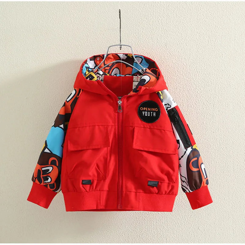 PhiDaf Hooded Windbreaker