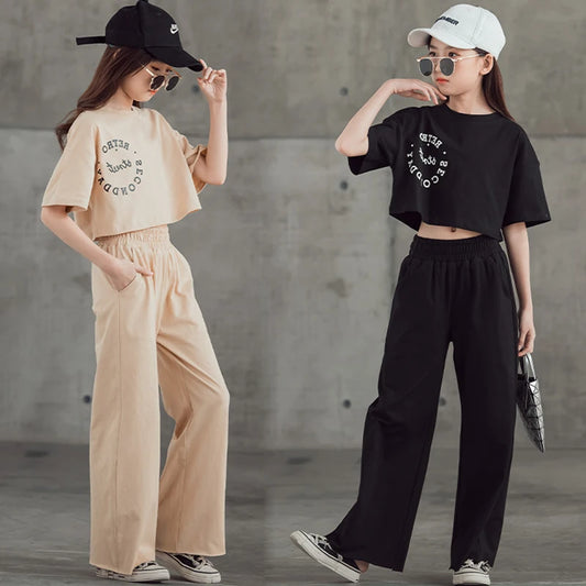 Girls Clothing 2Pcs Set Tops Pants