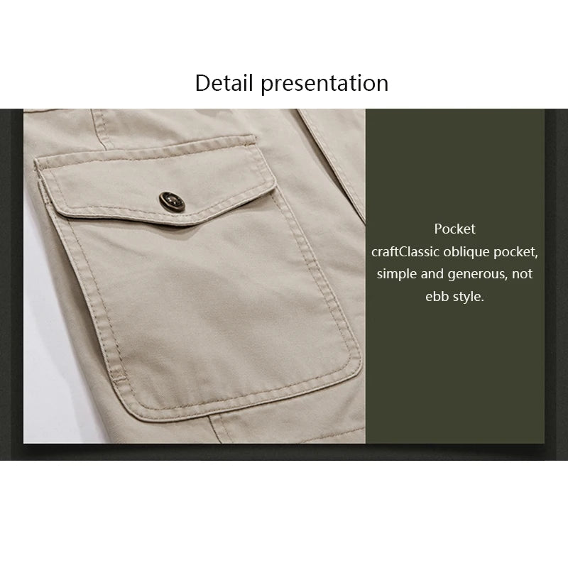 Casual Windproof Outdoor Multi-Pocket Jacket