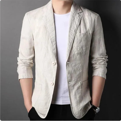 Fashion Coat Linen Blaze