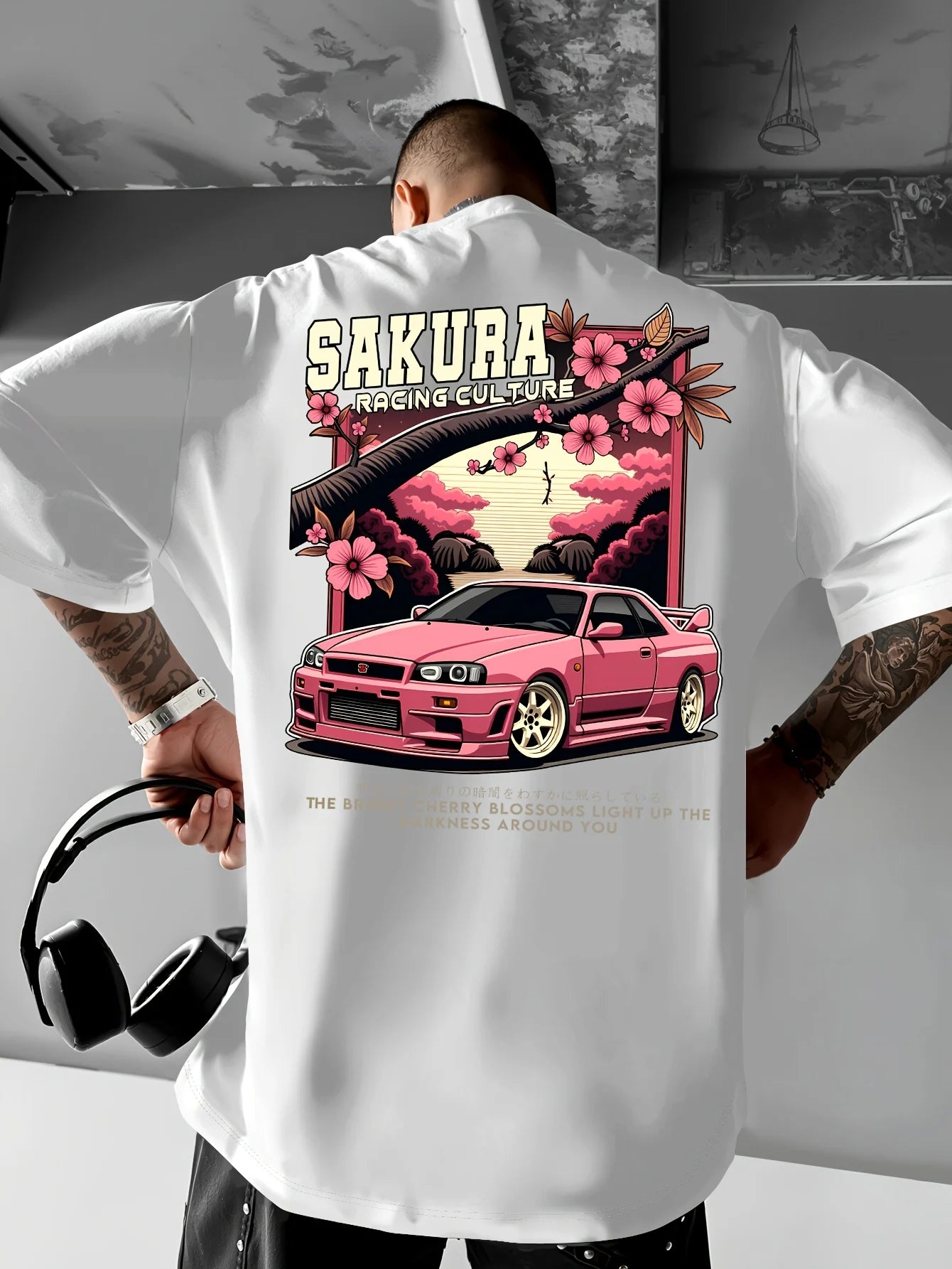 Sakura Motorsport Back Print Drift T-Shirt