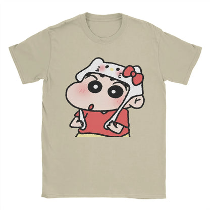 Men’s 100% Cotton Shin-Chan Crew Tee