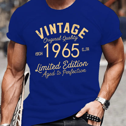 VINTAGE 1965 Letter Printed T-Shirts