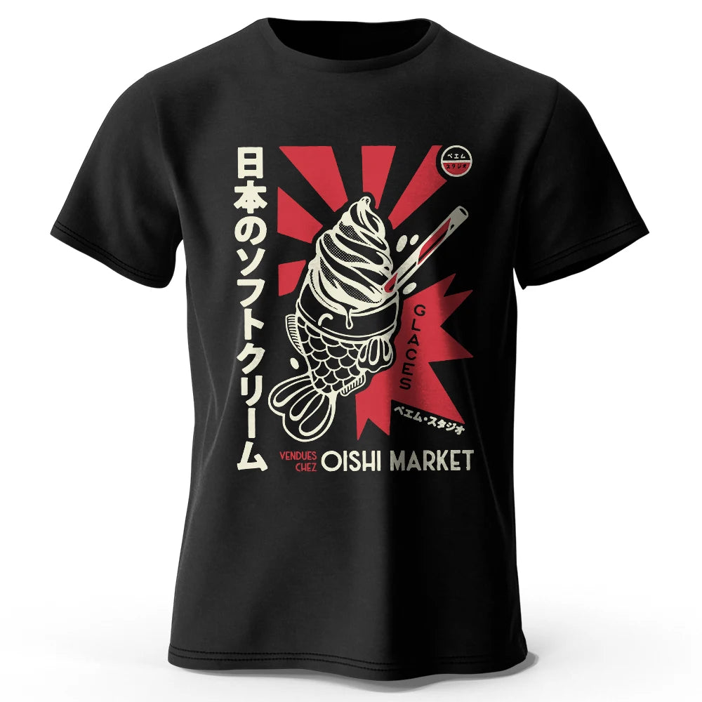Japanese Foodie Cotton Unisex Graphic Tee