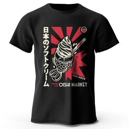 Japanese Foodie Cotton Unisex Graphic Tee
