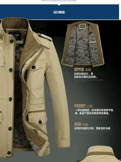Men’s Cotton Trench Coat