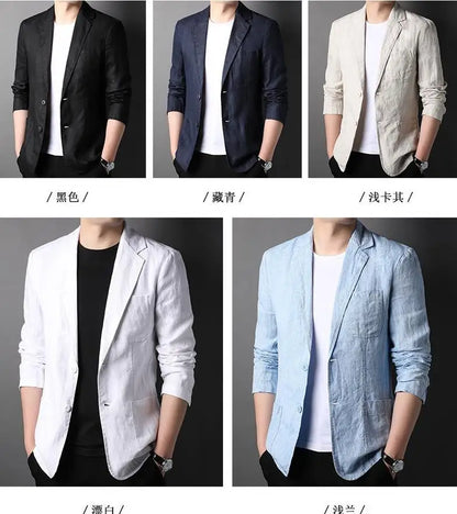 Fashion Coat Linen Blaze