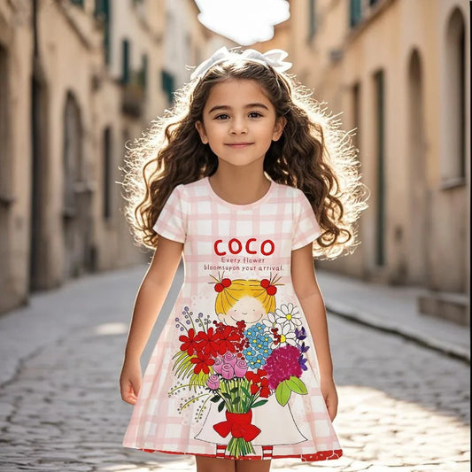 Fashion Dress Cartoon 3D Print