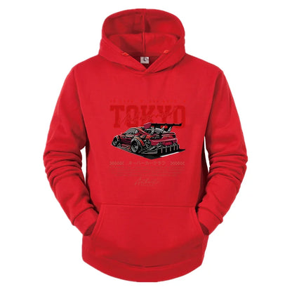 Tokyo Pattern Harajuku Streetwear Hoodie