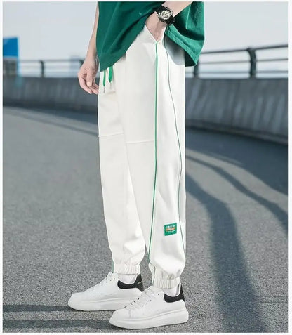 Sporty Drawstring Sweatpants Men
