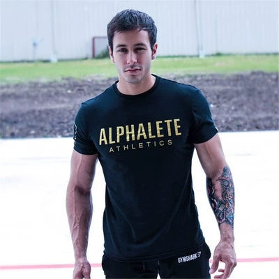 Muscle Running Exercise Short Sleeve T-Shirt