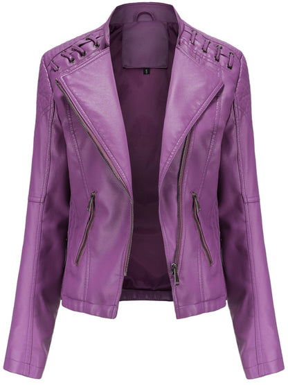 Fashion PU Leather Jacket