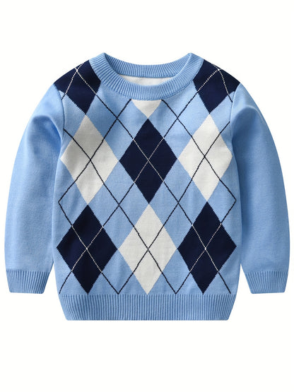 Capy Kids Argyle Pullover