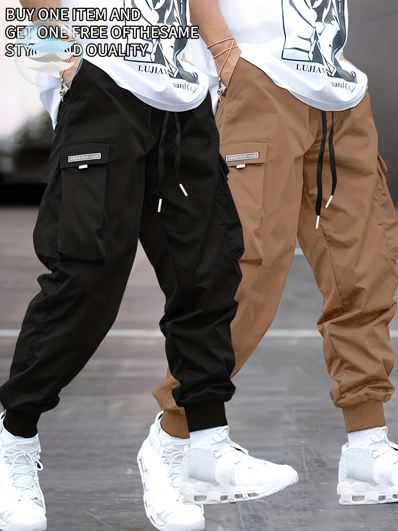 Men's Fashion Work Pants Two Pack